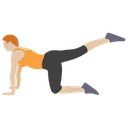 Free Plank Exercise Aerobics Stretch Muscle Icon