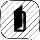 Free Exit Out Leave Icon