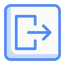 Free Exit Sign Exit Emergency Exit Icon