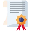 Free Experience Diploma Certification Icon