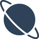 Free Exploration Orbit Planet Icon
