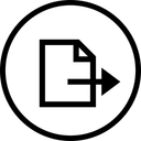 Free Exportieren Datei Dokument Symbol