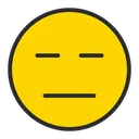 Free Expressionless Face  Icon