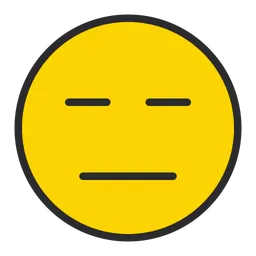 Free Expressionless Face Emoji Icon