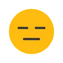 Free Expressionless Face Emotion Emoticon Icon