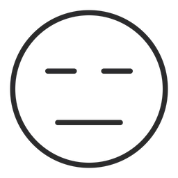 Free Expressionless Face Emoji Icon