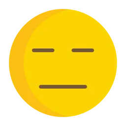 Free Expressionless Face Emoji Icon