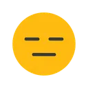 Free Expressionless Face Emotion Emoticon Icon