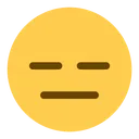 Free Expressionless Face Inexpressive Icon