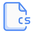 Free Extension De Archivo Cs Documento Papel Icono