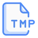 Free Extension De Archivo Tmp Documento Perfil Icono