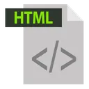 Free Extention Html Document Icon