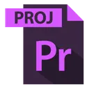 Free Extention Proj Document Icon