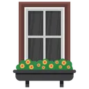 Free Window Window Shutter Exterior Window Icon