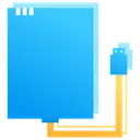 Free External Hard Disk Drive Ssd Storage Icon