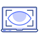 Free Eye Laptop Computer Icon