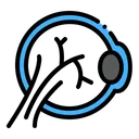 Free Eye Globe Ocular Ball Eye Anatomy Icon