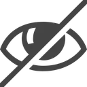 Free Eye Slash Icon