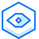 Free Eye Hexagon Icon