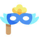 Free Eye Mask New Year Party Icon