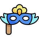 Free Eye Mask New Year Party Icon