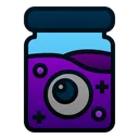 Free Eyeball Eye Bottle Icon