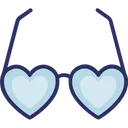 Free Eyeglass Glasses Heart Glasses Icon
