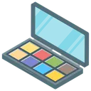 Free Makeup Eye Color Eyeshadow Palette Icon