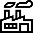 Free Fabrik Saurer Regen Klimaanlage Symbol