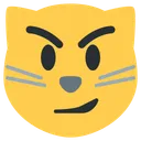 Free Gatto Volto Ironico Icon