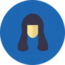 Free Face Girl Long Icon