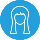 Free Face Girl Long Icon