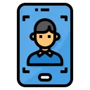 Free Face Detection Smartphone Detection Icon