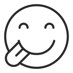 Free Face Savoring Food Emoji Icon