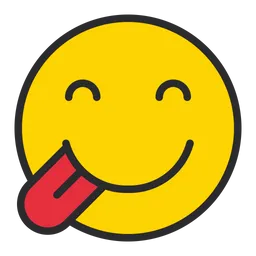 Free Face Savoring Food Emoji Icon