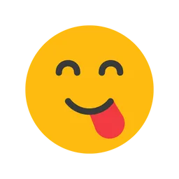 Free 음식을 음미하는 얼굴 Emoji 아이콘