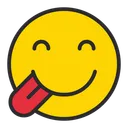 Free Face Savoring Food  Icon