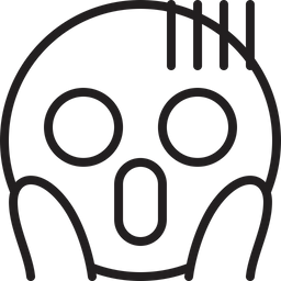 Scared Emoticon Square Face Svg Png Icon Free Download (#50952) 