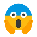 Free Face Screaming In Fear Emotion Emoticon Icône