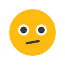 Free Face With Diagonal Mouth Emotion Emoticon Icon