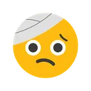 Free Face With Head Bandage Emotion Emoticon Icon