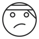 Free Face With Head Bandage  Icon