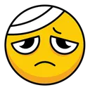 Free Face With Head Bandage Icon