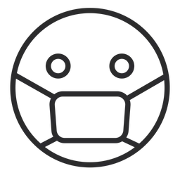Free Face With Medical Mask Emoji Icon