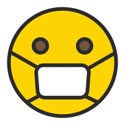 Free Face With Medical Mask Emoji Icon