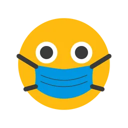 Free Face With Medical Mask Emoji Icon