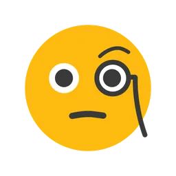 Free Face With Monocle Emoji Icon