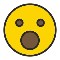 Free Face With Open Mouth Emoji Icon