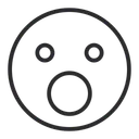 Free Artboard Face With Open Mouth Open Mouth Icon