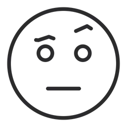 Free Face With Raised Eyebrow Emoji Icon